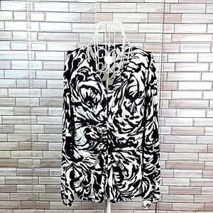 Alfani animal print blouse Size L